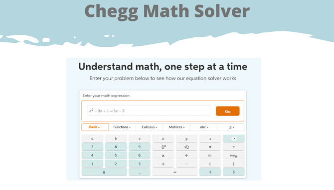 Chegg Math Solver